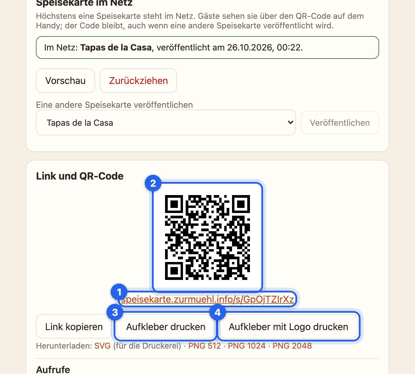 Der Reiter Im Netz mit Link, QR-Code und Aufkleber drucken